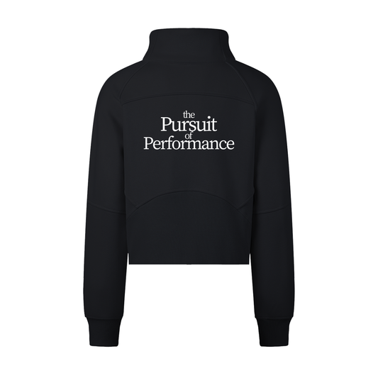 Sudadera Half-Zip Crop