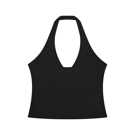 Top Halter Fruncido