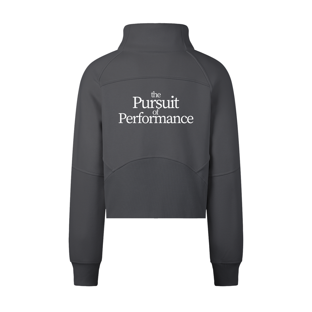 Cropped Half-Zip Sweatshirt
