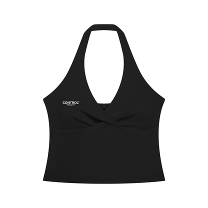 Top Halter Fruncido