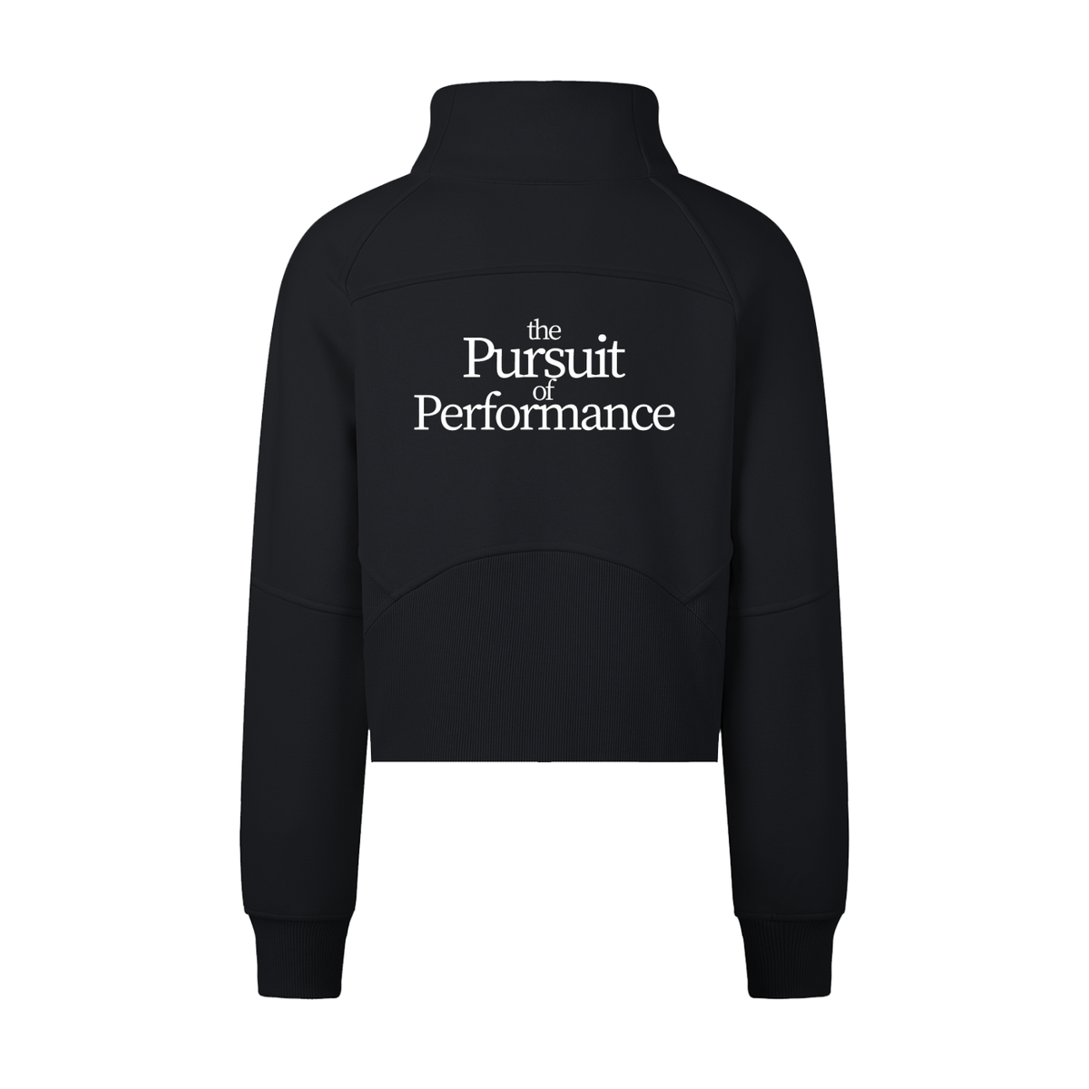 Cropped Half-Zip Sweatshirt