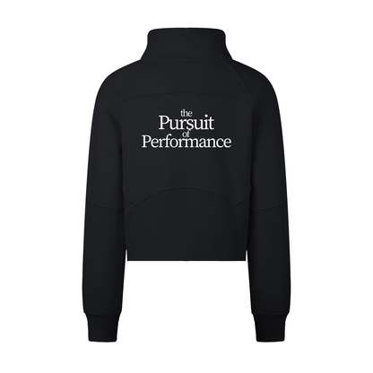 Cropped Half-Zip Sweatshirt