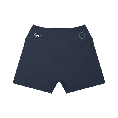 Short Tiro Alto con Bolsillos